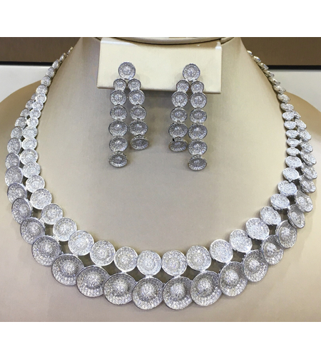 Сребърен комплект Пълнолуние | Колекция Silver Premium | Бижута Invoke