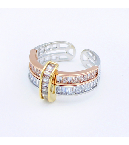 Пръстен трицветно позлатяване | Бижута Invoke.bg