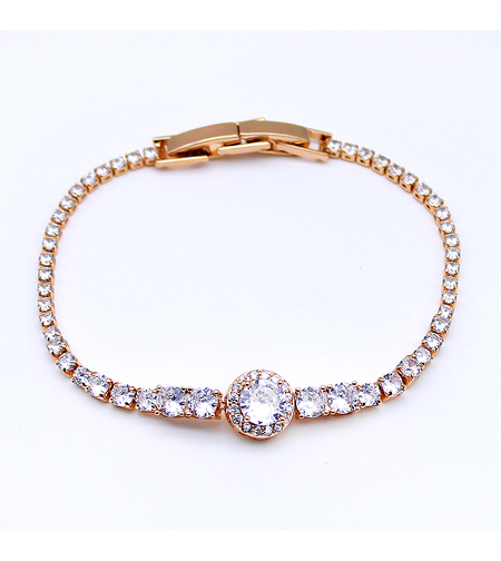 Гривна розово позлатяване 2200000018182 | Колекция Rose Gold