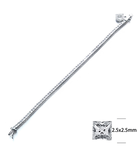 Сребърна тенис гривна | Колекция Silver Premium | Бижута Invoke.bg