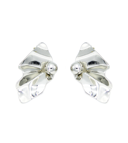 Earrings white gold plating | Desert Shine Collection