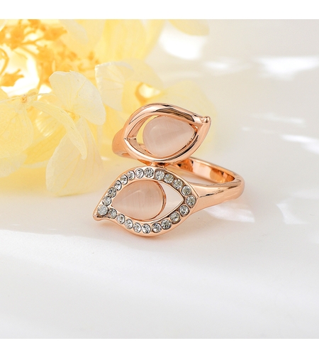 Пръстен розово позлатяване капки | Колекция Rose Gold | Бижута Invoke.bg