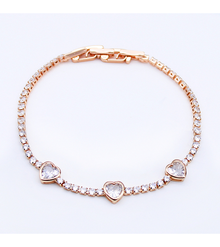 Гривна розово позлатяване 2200000018106 | Колекция Rose Gold