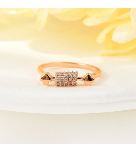 Пръстен розово позлатяване | Колекция Rose Gold | Бижута Invoke.bg