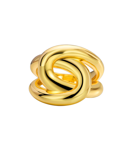 Yellow Gold Plating Ring 2405112599103 | Collection Desert Shine