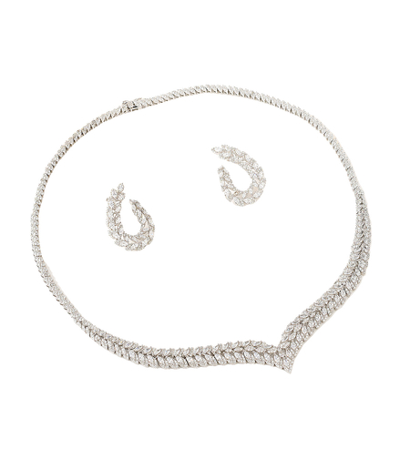 Сребърен комплект Пролет | Колекция Silver Premium | Бижута Invoke