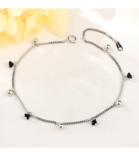 CHANT SILVER  BRACELET WITH RHODIUM