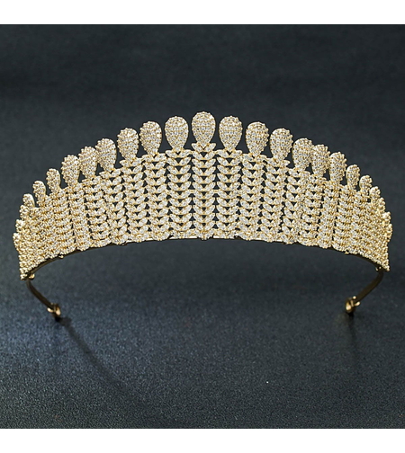 Корона жълто позлатяване | Колекция Hair Style | Бижута Invoke.bg