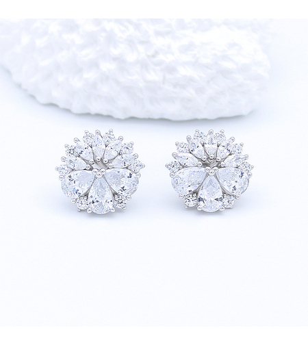 STUD EARRINGS WITH ZIRCONIA - 2700000068441