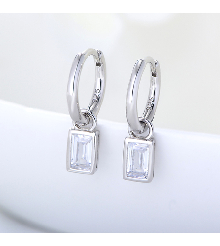 Ежедневни сребърни обеци 2700000071885 | колекция Delicate Silver