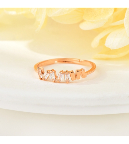 Пръстен розово позлатяване деликатен | Колекция Rose Gold | Бижута Invoke.bg