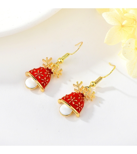 Коледни обеци 'Камбанки' жълто позлатяване | Бижута Invoke.bg