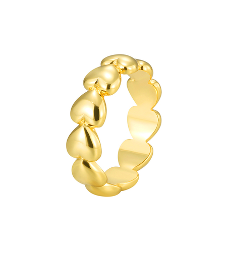 Yellow Gold Plating Ring 2405112600373 | Collection Desert Shine