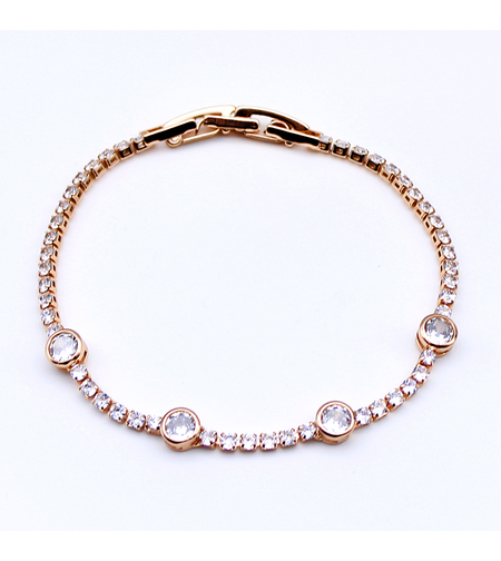 Гривна розово позлатяване 2200000018137 | Колекция Rose Gold