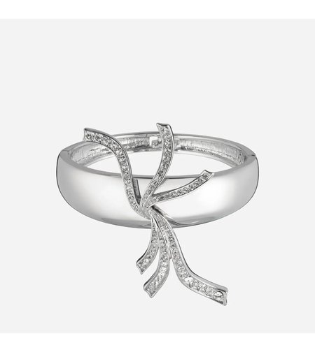 Гривна бяло позлатяване Елизабет | Бижута Invoke.bg