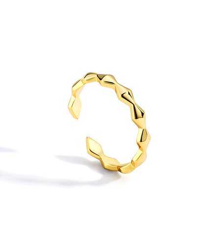 Пръстен жълто позлатяване 2405112600458 | Колекция Desert Shine