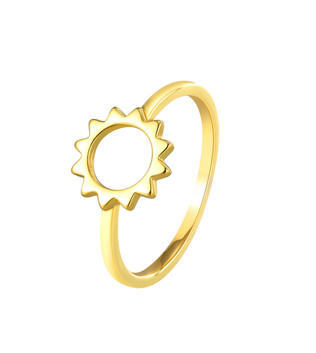 Yellow Gold Plating Ring 2405112600816 | Collection Desert Shine