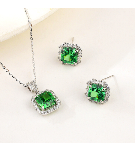 GREEN CRUSHED ICE SET