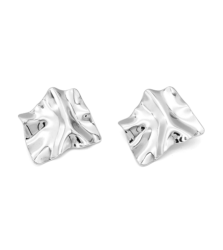 Earrings white gold plating 2405112599592 | Desert Shine Collection