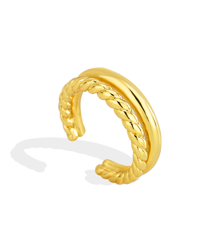 Пръстен жълто позлатяване 2405112600182 | Колекция Desert Shine