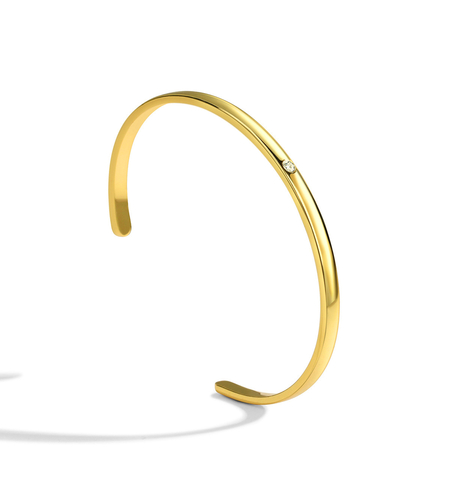 Yellow gold plated bracelet 2405112598557 | Desert Shine Collection