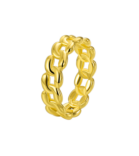 Yellow Gold Plating Ring Chain | Collection Desert Shine