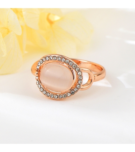 Пръстен розово позлатяване K300404R | Колекция Rose Gold | Бижута Invoke.bg