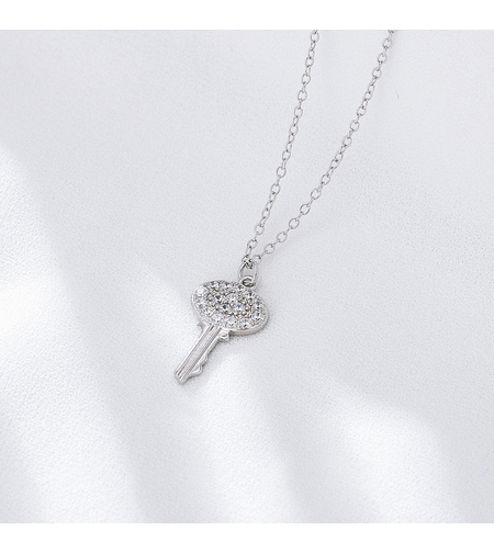 Нежно сребърно колие ключ | колекция Delicate Silver