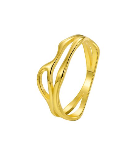 Yellow Gold Plating Ring 2405112600779 | Collection Desert Shine