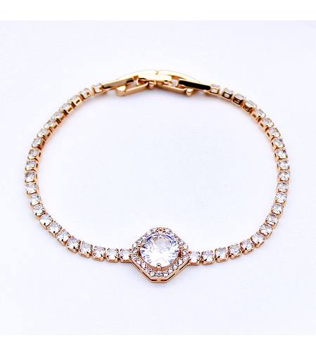 Гривна розово позлатяване 2200000018205 | Колекция Rose Gold