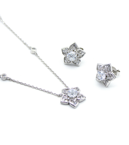 Нежен сребърен комплект 2700000071625 | колекция Delicate Silver