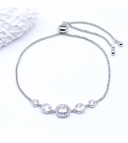 Дамска сребърна гривна | колекция Delicate Silver | Бижута Invoke.bg