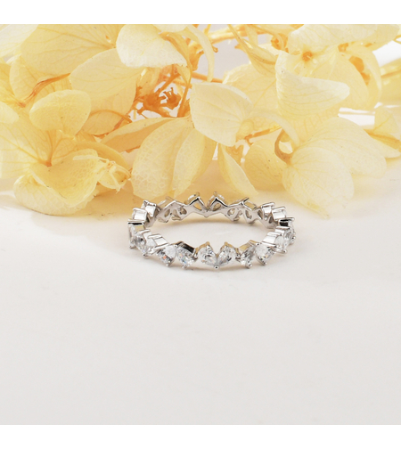 Сребърен пръстен нежна халка JL070525B | колекция Delicate Silver