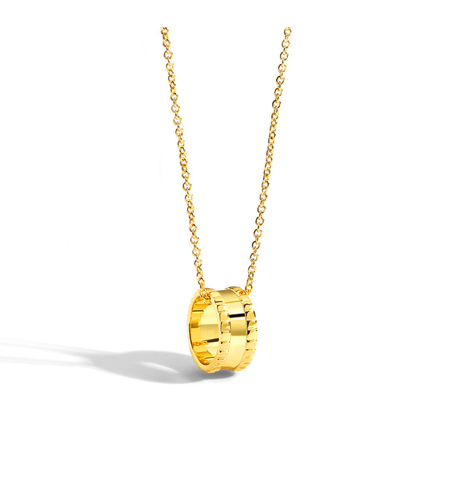 Yellow gold plated necklace 2405112598977 | Desert Shine Collection
