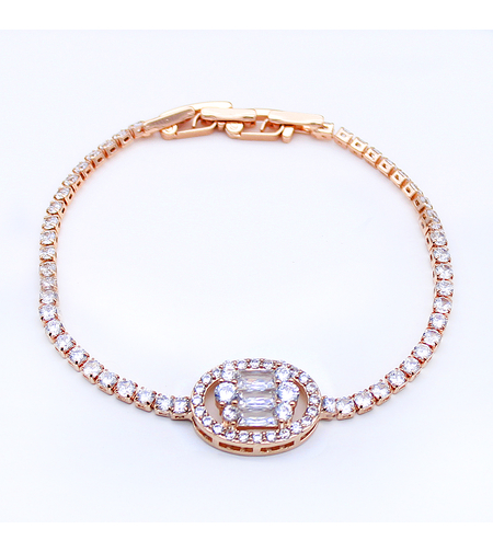 Гривна розово позлатяване 2200000018120 | Колекция Rose Gold | Бижута Invoke.bg