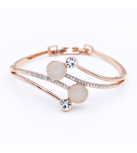 Гривна розово позлатяване 2200000018502 | Колекция Rose Gold | Бижута Invoke.bg