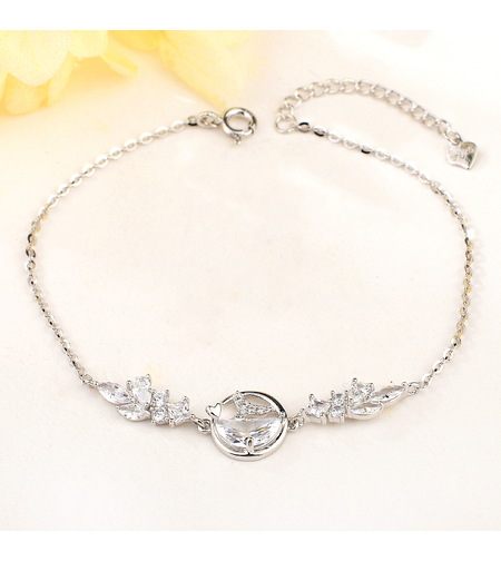 SUBMERGENCE SILVER  BRACELET WITH RHODIUM AND CRYSTALS