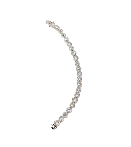 Сребърна тенис гривна| Колекция Silver Premium | Бижута Invoke.bg