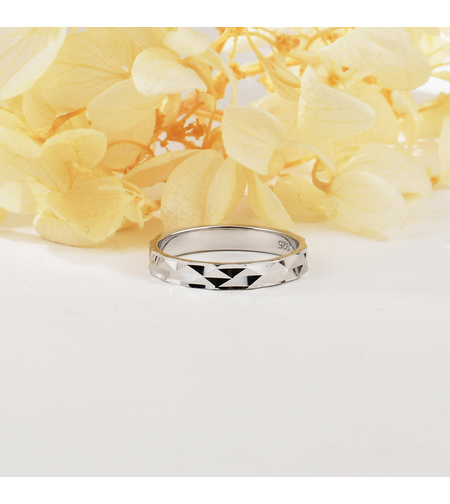 Сребърен пръстен нежна халка JL070532B | колекция Delicate Silver