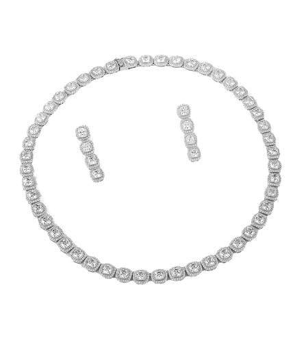 Сребърен комплект Изящество | Колекция Silver Premium | Бижута Invoke.bg