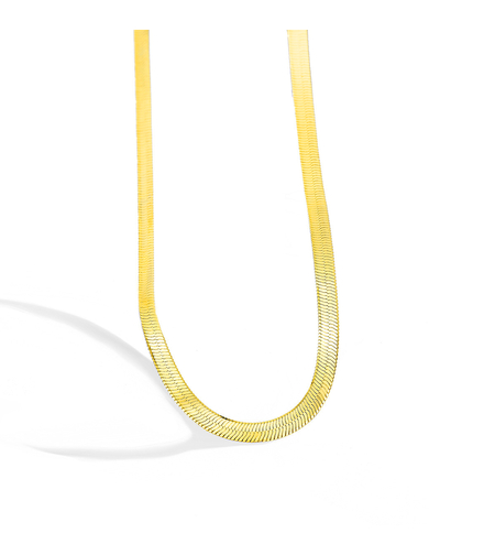 Yellow gold plated necklace 2405112599011 | Desert Shine Collection