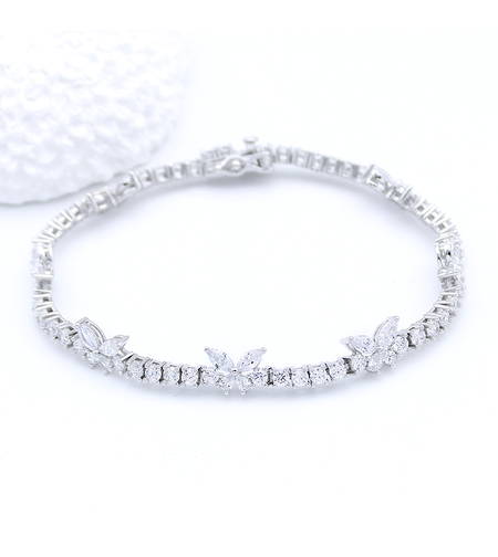 Сребърна тенис гривна | Колекция Silver Premium | Бижута Invoke.bg