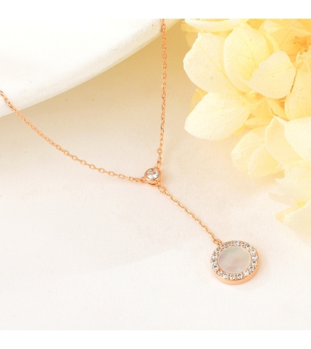 Колие розово позлатяване | Колекция Rose Gold | Бижута Invoke.bg