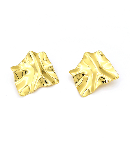 Earrings yellow gold plating 2405112599820 | Desert Shine Collection