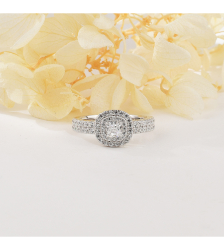 CRYSTAL SHINE CRUSHED ICE RING