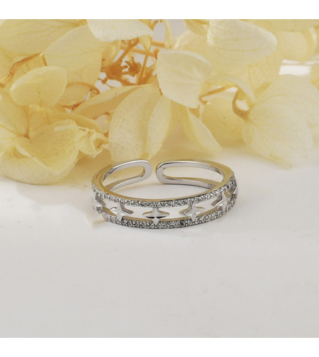 Сребърен пръстен нежна халка JL070451B | колекция Delicate Silver