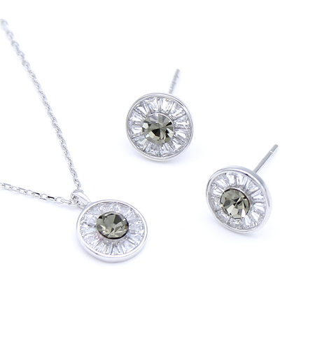 Нежен сребърен комплект 2700000069356 | колекция Delicate Silver | Бижута Invoke.bg