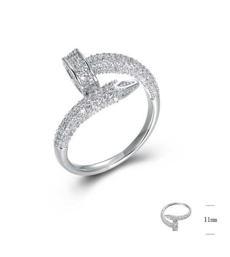 Сребърен пръстен Пирон | Колекция Silver Premium | Бижута Invoke.bg