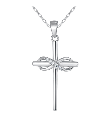 Нежно сребърно колие кръст | колекция Delicate Silver