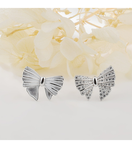 Ежедневни сребърни обеци пеперуди | колекция Delicate Silver | Бижута Invoke.bg